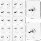 Wall Mount Screw Hooks for Kitchen Bathroom Bedroom Living Room 40 Pcs